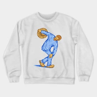 van gogh and hat Crewneck Sweatshirt